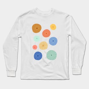 Colorful Sea Urchins Long Sleeve T-Shirt